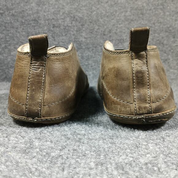 Olukai Moloa Slipper Mid Men Size 8 Brown Shearling Lined Leather‎ Wool Slip On main image 2